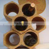 Hexagonal Cork Wine Holder thumbnail-1