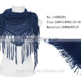 malaysia scarf winter triangular scarves pierced pattern