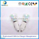 Hot New model car charger adapter, USB car charger socket 5V 2.1A