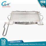 Wire Bbq Grill Fish Rack Basket thumbnail-6