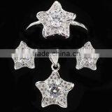 Handmade 925 Sterling Silver Jewelry Wholesale Star Jewelry Set
