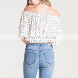 Horizontal Collar Printed Star Fabrics Half Sleeve Fashion Sexy/latest Casual Shirt thumbnail-4