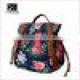 Custom Cotton Drawstring Bag 2016 China New Products Floral Cotton Drawstring Bag