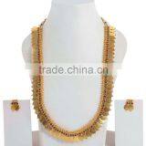 Indian Bollywood Type Gorgeous Ginni Long With Ruby Emerald Stone Necklace Sets thumbnail-1