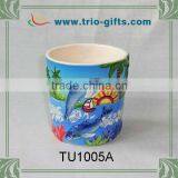 Ceramic Tea or Coffee Cup Dolphin Design thumbnail-1