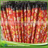 Wooden Brush Handle With Plastic Covered