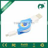 2015 New Product Retractable Colored Micro Usb Cable With Fashionable Design thumbnail-2