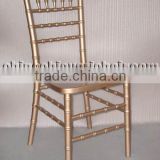 New Gold Color Wooden Chiavari Wedding Chair