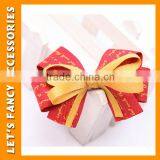 PGHD0316 2016 Fashion Hot Selling Multicolor Flower Ribbon Bow Hair Clip for Girls thumbnail-2