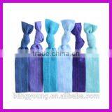 Simple Customized Logo Elastic Hair Ties Wholesale thumbnail-3