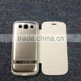 Flip Leather Power Case for Samsung Galaxy S3 I9300, Stand Battery Case for Samsung S3, for Galaxy S3 Protector Battery Case thumbnail-3