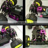 2016 New Product 1/10th Scale 2.4G HSP 94108 High Speed Off-road RC Nitro Monster Truck 4x4 thumbnail-5