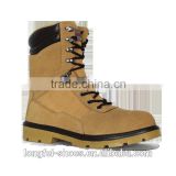 Genuine suede leather safety boots