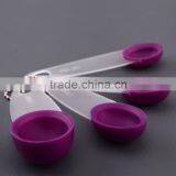 Passed FDA or LFGB Good Quality Small Silicone Measuring Spoon