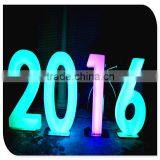 Colorful Front Lit Back Lit Light up Small LED Lighting Numbers Sign Made in China thumbnail-4