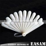 Fan Shape 12 Colors Nail Polish Color Chart Nail Tips Display Quality Choice