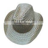 Zhejiang Manufacture First Grade Cool Design Straw Cowboy Hat thumbnail-3