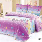 Shining Growing Purple Yellow Blue Floral Patchwork Bedding Sets / Patchwork Quilts