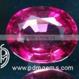 Rhodolite Semi Precious Gemstone Oval Cut For Gold Band From Manufacturer/Wholesaler