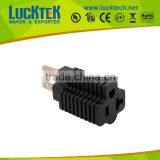 Nema 5-15P Male to Nema 5-15R Female+5-20R Power Adapter