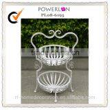 2 Pots Garden Decorative Metal Flower Pot thumbnail-1