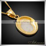 High Quality Single Stone Fake Pearl Korean Pendant Diamond Pendant Jewelry thumbnail-3