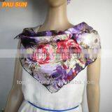 Jet Printed Silk Scarf For Women thumbnail-3