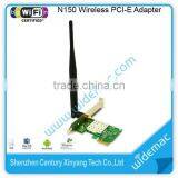 5dBi High Gain WiFi 802.11 Wireless N150 PCI-E Adapter