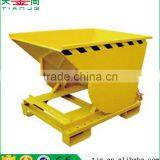 TJG High Quality Lateral Dumping For Forklift Iron Filings Metal Concrete Cart