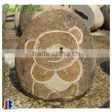 Boulder Stone Ornaments, Bear on Stone