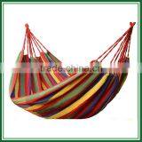 Wholesale Cheap OEM Custom Canvas Double Cotton Sleeping Hammock thumbnail-4