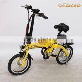 Mini Electric Bike Collapsible Electric Bike With Pedals Assisting BC_P for Sale thumbnail-3