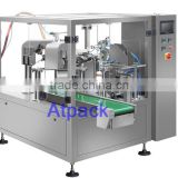 Fruit juice pre-made pouch filling and sealing machine