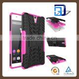 For Sony C5 Ultra Armor Slim Case Armor Rugged Kickstand Heavy Duty TPU+PC 2 in 1 Case For Sony C5 Ultra Shockproof Case thumbnail-2