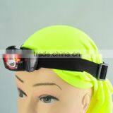 Ultra Bright Led Headlamp Flashlight With Red Light Powered by 3pc AAA Batteries thumbnail-2