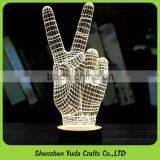 We Do All Kinds Of Small Night Light Acrylic Desktop Lamp With Touch Switch Base thumbnail-3