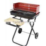 Charcoal Barbecue Grills With Wooden Platform thumbnail-2