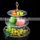 Tableware Glass Plate Set With Metal Rack thumbnail-1