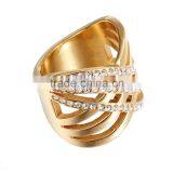 Wholesale American Solid Gold Plated Diamond Solitaire Ring Jewelry thumbnail-3