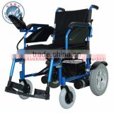 Aluminum Light Weight Power wheelchair with Flip back down Armrest