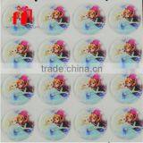 Lovely Butterfly Shaped Puffy and Customer Epoxy Sticker for Kids