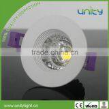 Manufacture Supply 75mm Cut Out Ceiling Mounted 7W Aluminum LED Downlight