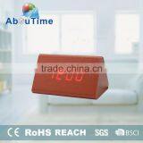 New Cheap Home Decor LED Digital Wooden Alarm Clcok thumbnail-1