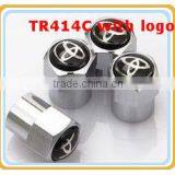 TR414C Zinc-alloy Tire Valves With Logo / Natural Rubber Tire Valves With Logo thumbnail-5