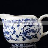 Ganoderma Lucidum Flower Porcelain Tea Pitcher thumbnail-3