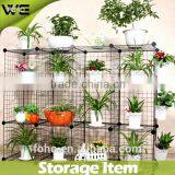 Versatile Grid Wire Modular Shelving Wire Storage Cube FH-W0043