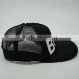Customized Flat Bill Hip Pop Fashion Black 3d Embroidery Snapback Cap thumbnail-5