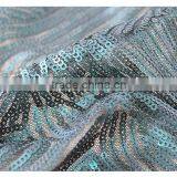 Latest Design Sequin Textile Fabric , Wholesale Fashion Dress Glitter Sequin Fabric thumbnail-4