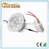 High Power 7W Epistar 3000-3500K Warm White Led Ceiling Light