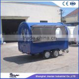 JX-FR300WD Fast food trailers new type mobile food trailers for sale mobile coffe/ icecream trailer/food truck